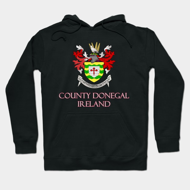 County Donegal, Ireland - Coat of Arms Hoodie by Naves